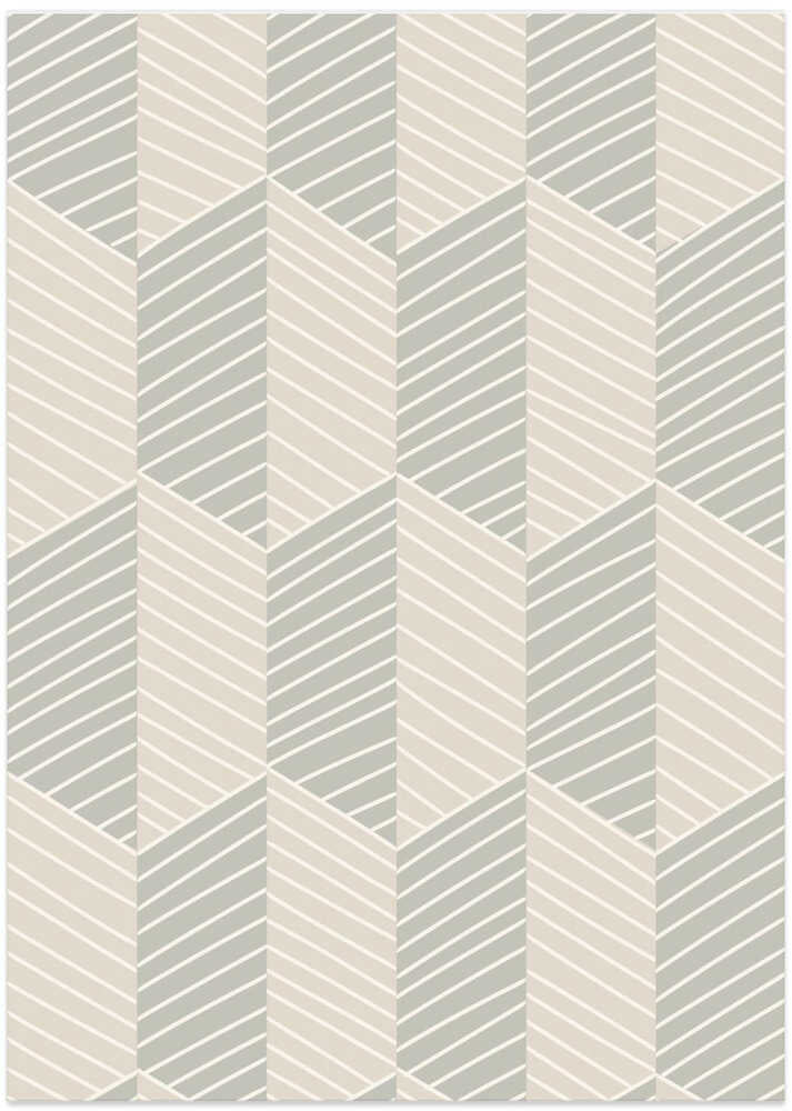 Floral Heritage herringbone Antique pattern