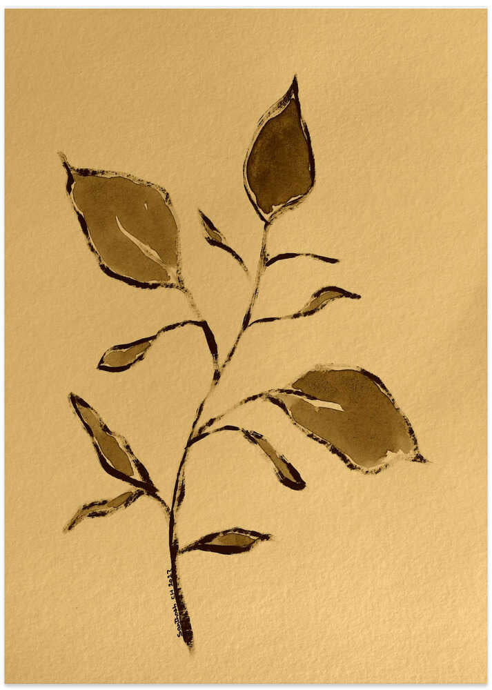 Sepia Foliage Dance