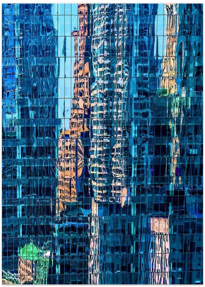 Reflections in glass - Manhattan New York