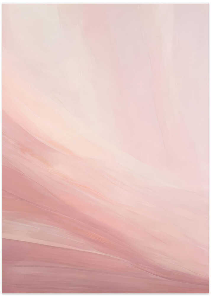 Abstraction In Soft Pink Hues