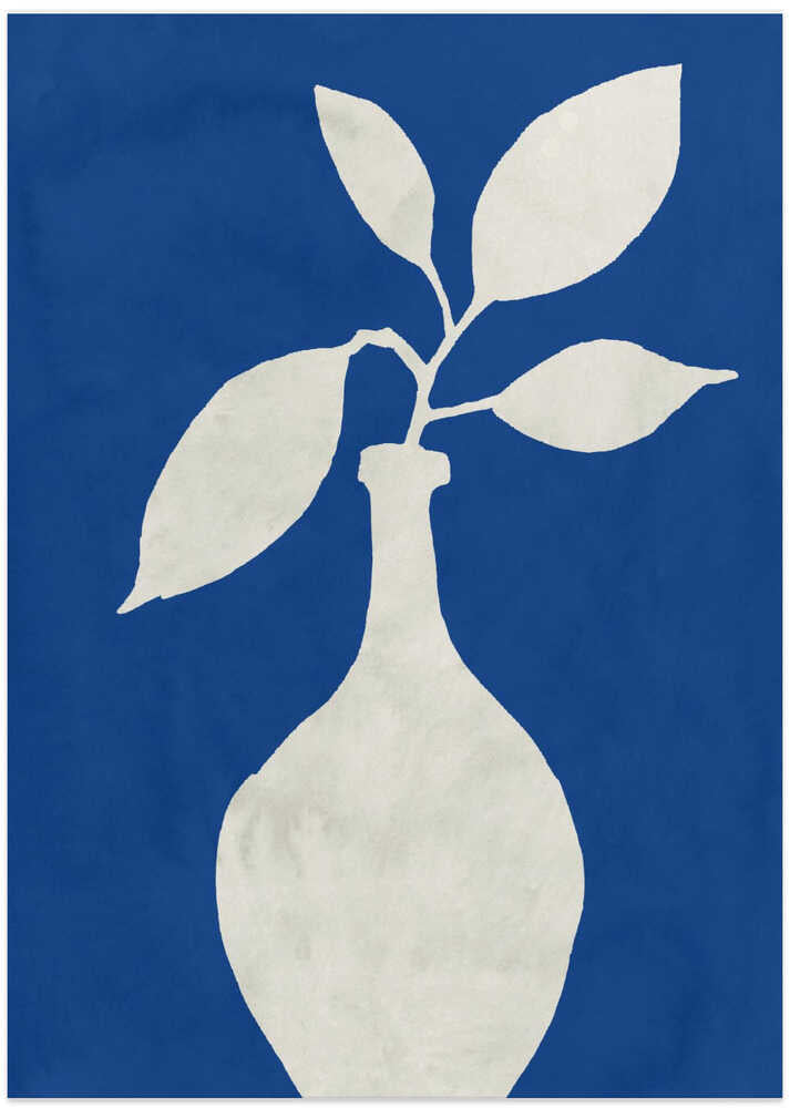 White Vase Silhouette