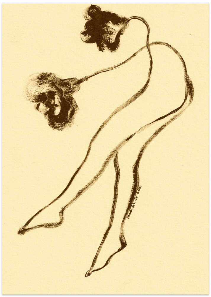 Floral Lines Drawing