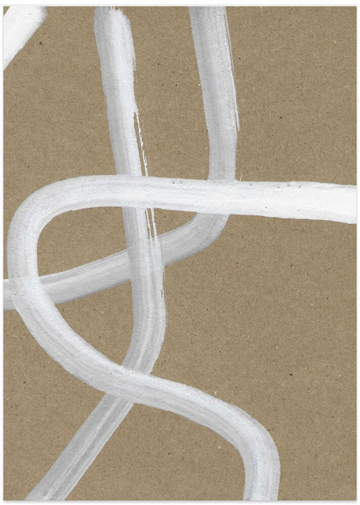 Abstract Intertwining Lines