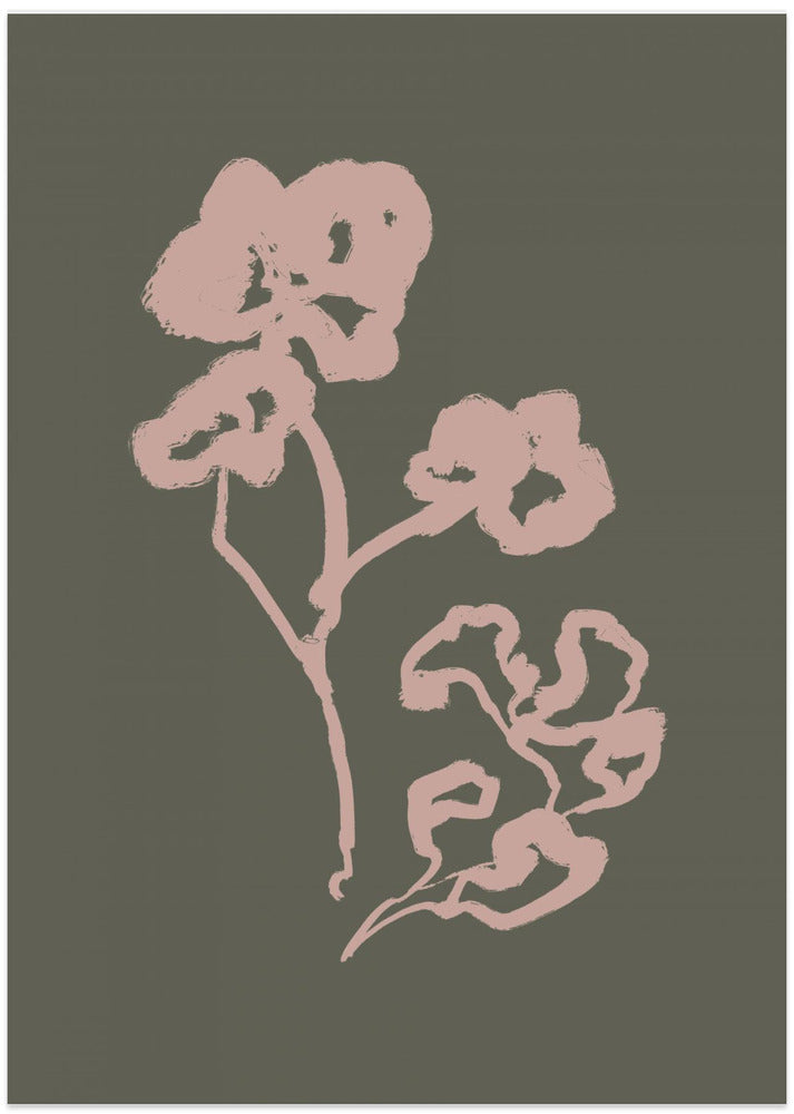 Blush Silhouette Blooms