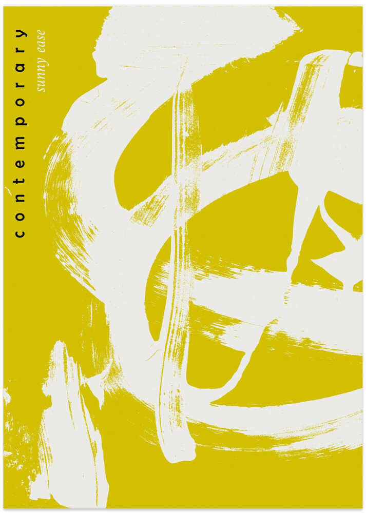 Bold White Brushstrokes