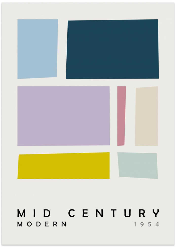 Retro Color Geometric Shapes