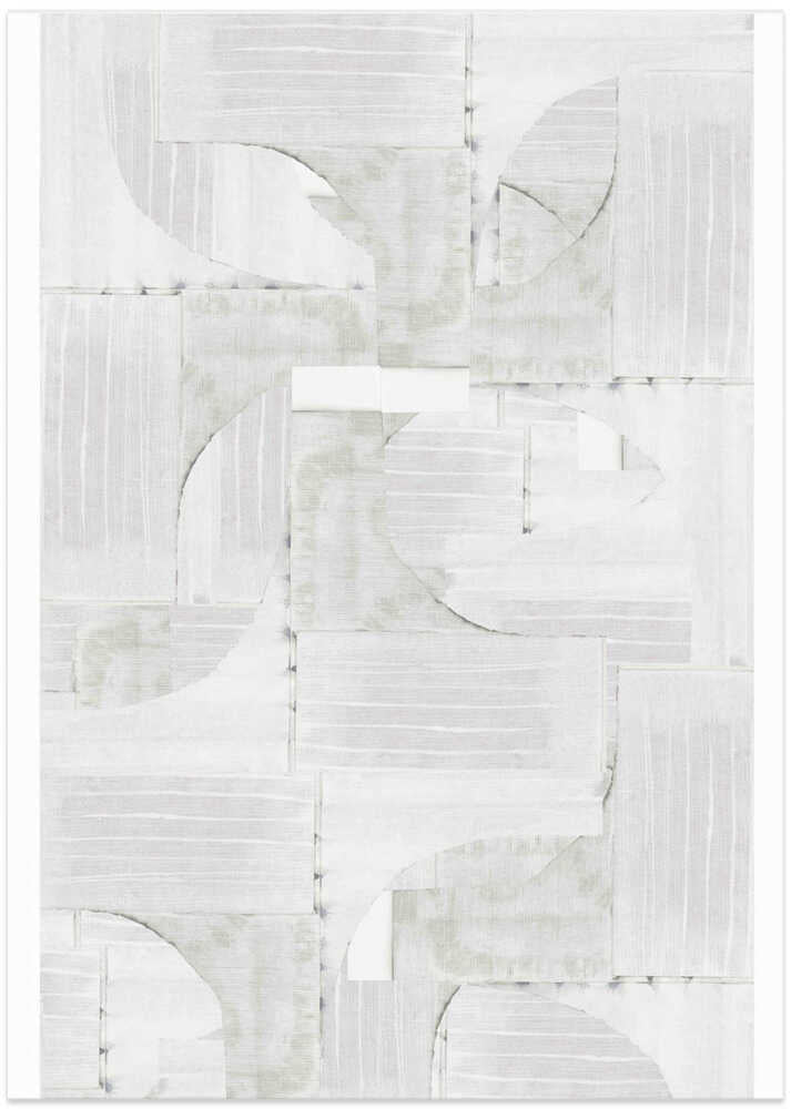 Geometric White Shapes