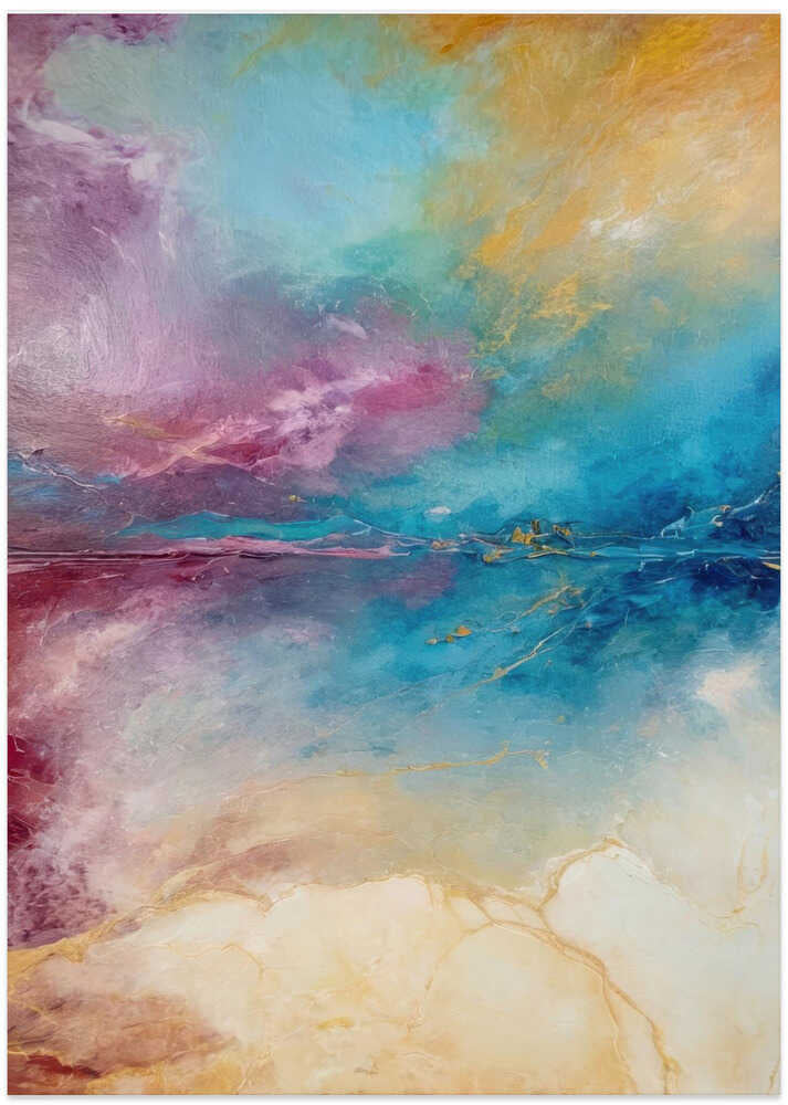 Vibrant Interplay Of Colors