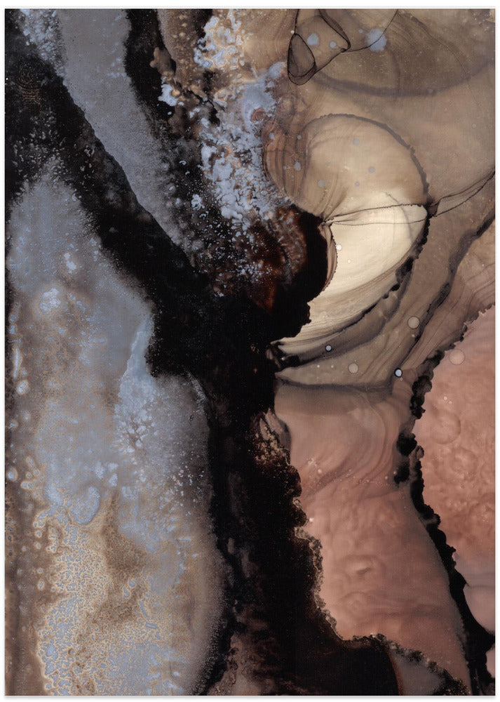 Organic Shapes with Earthy Tones