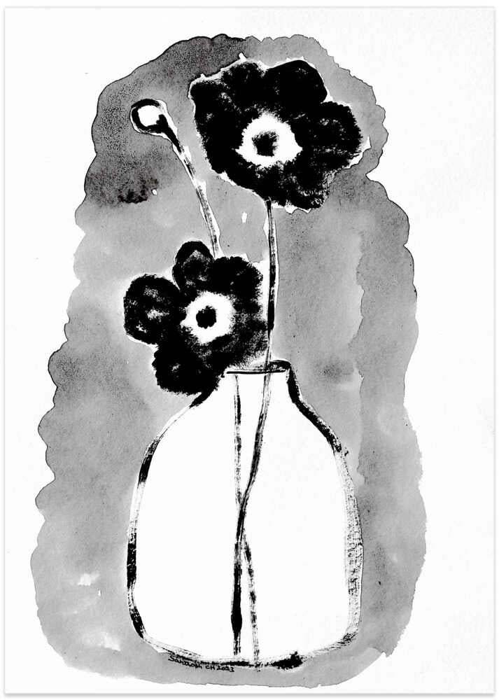 Monochrome Blooms