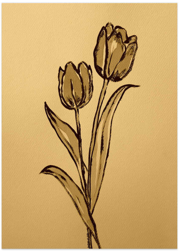 Golden Tulip Sketch