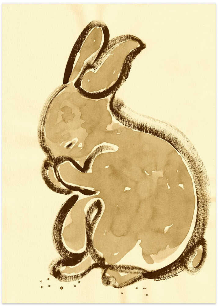 Gentle Rabbit Silhouette