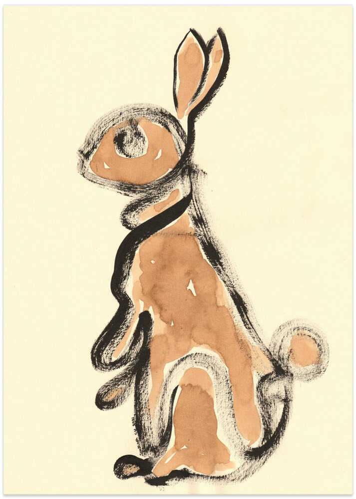 Brushstroke Bunny