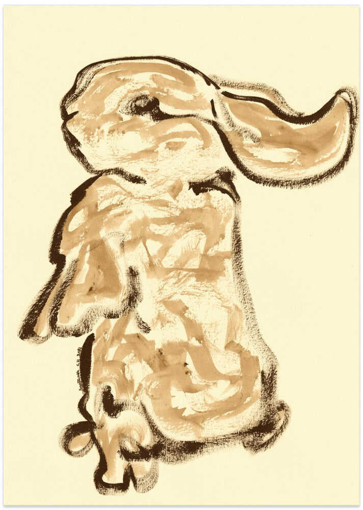 Whimsical Bunny Sketch