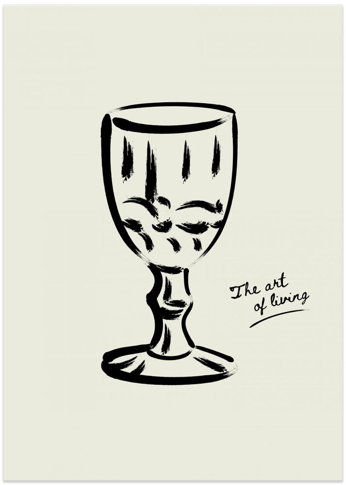 Elegant Goblet Sketch