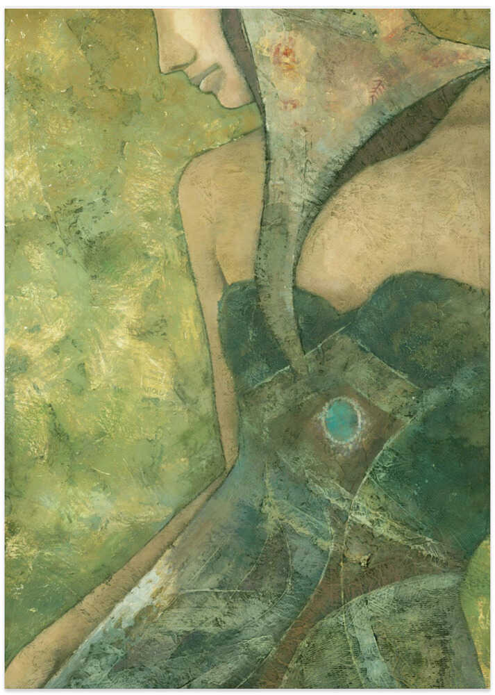 Abstract Figure With An Introspective Expression