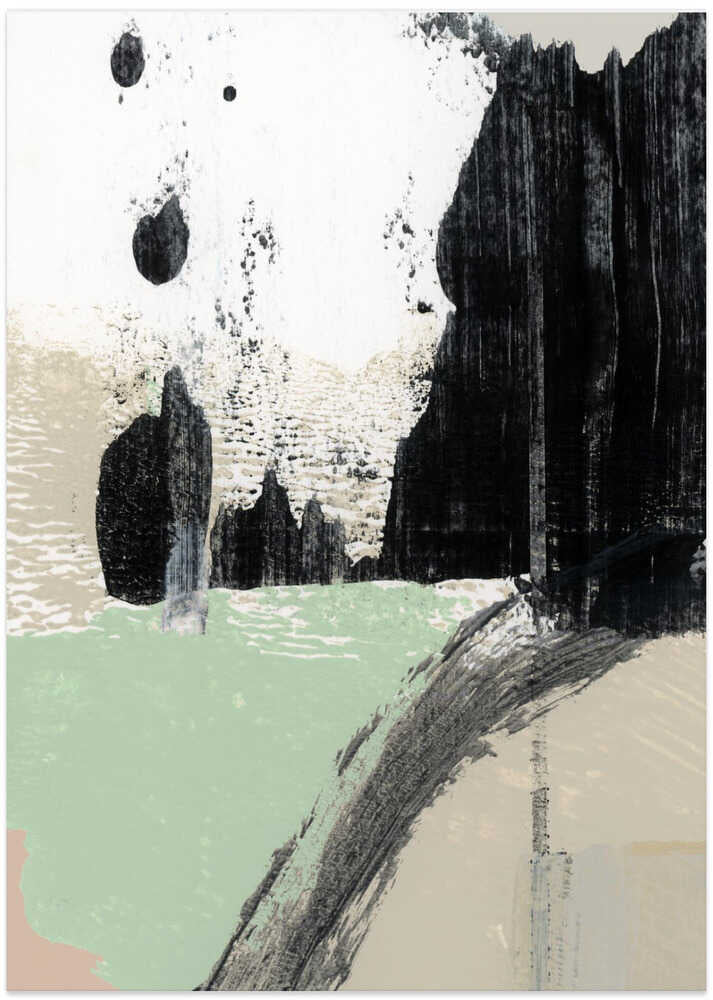 Dynamic Brushstrokes And Monochrome Contrasts