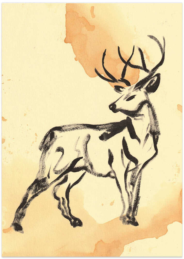 Majestic Stag Sketch