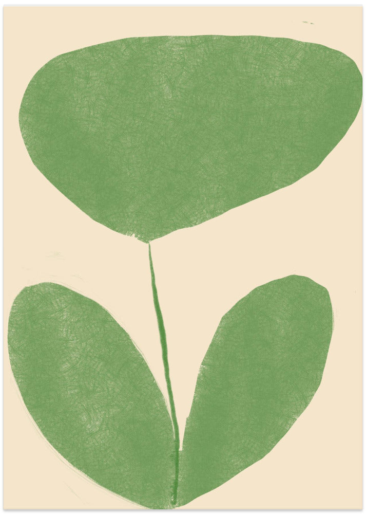 Minimal Green Blossom