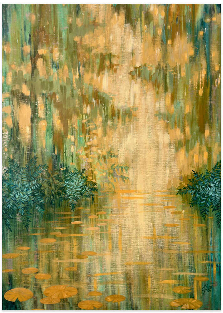 Mysterious Pond in the Thicket