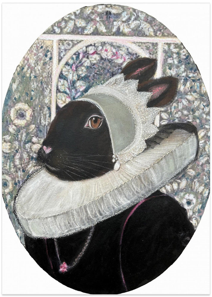 Regal Rabbit Portrait