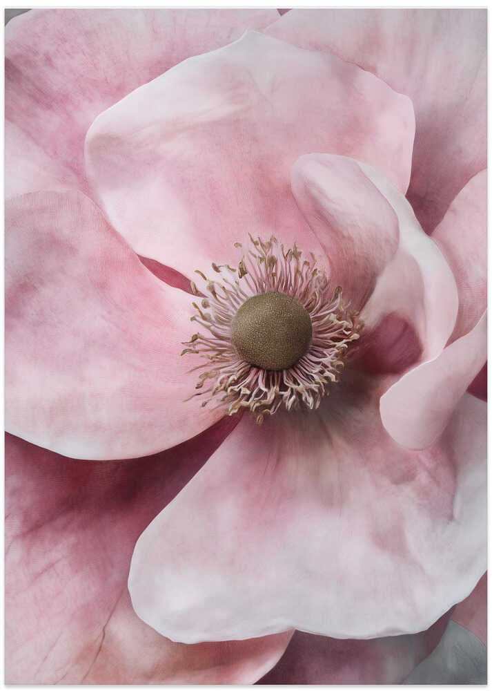 Delicate Pink Flower with Petals