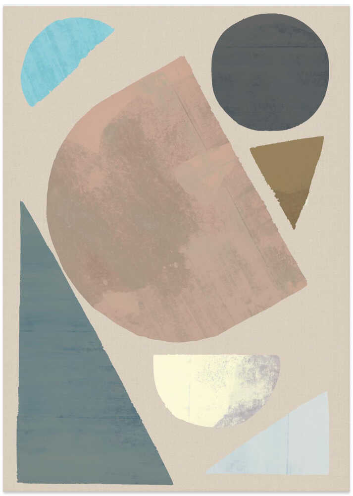Abstract Shapes in Muted Tones