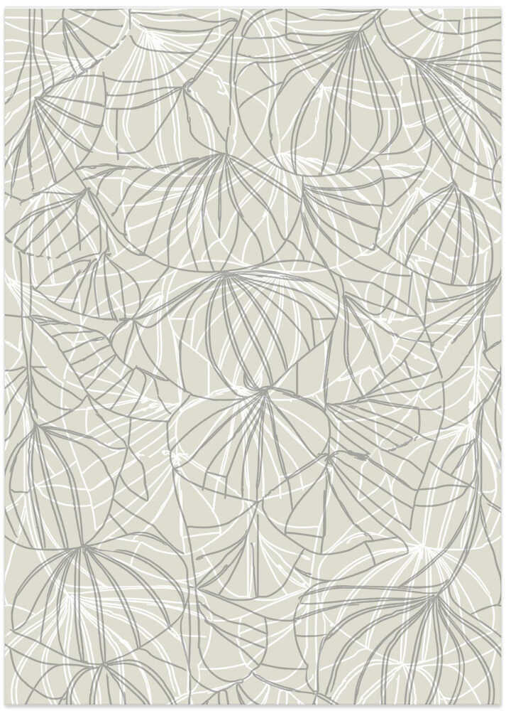 Abstract Floral Line