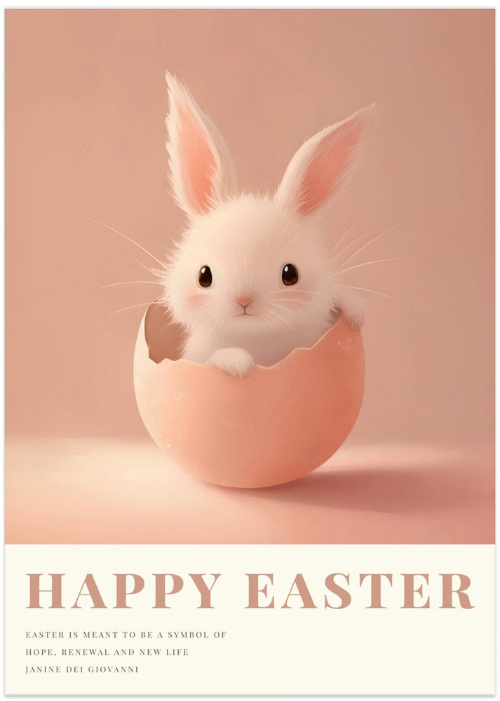 Bunny in Eggshell