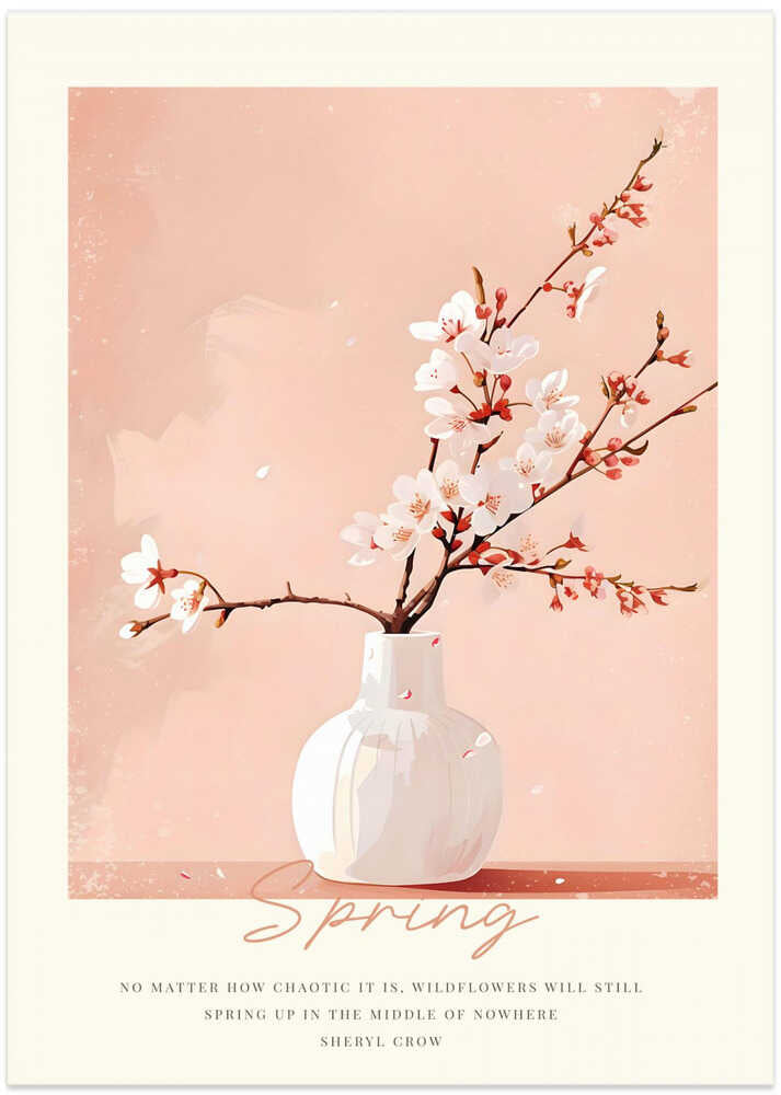 Cherry Blossom Vase