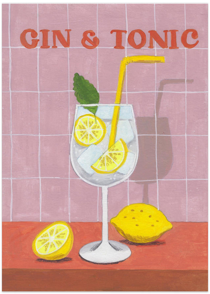 Gin and Tonic Cocktail