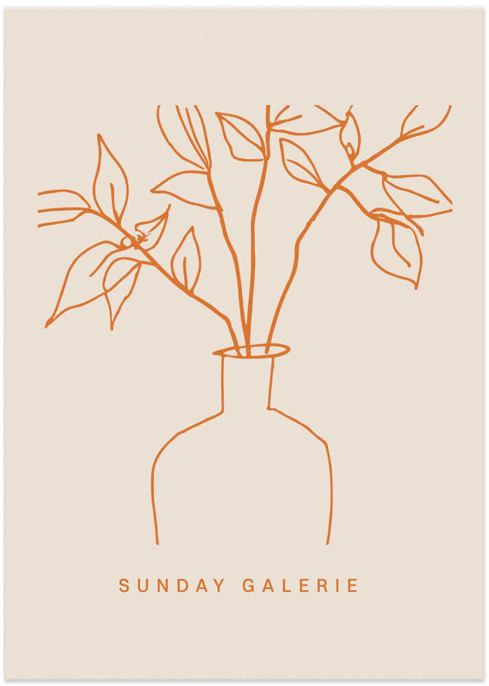 Minimal Vase Sketch