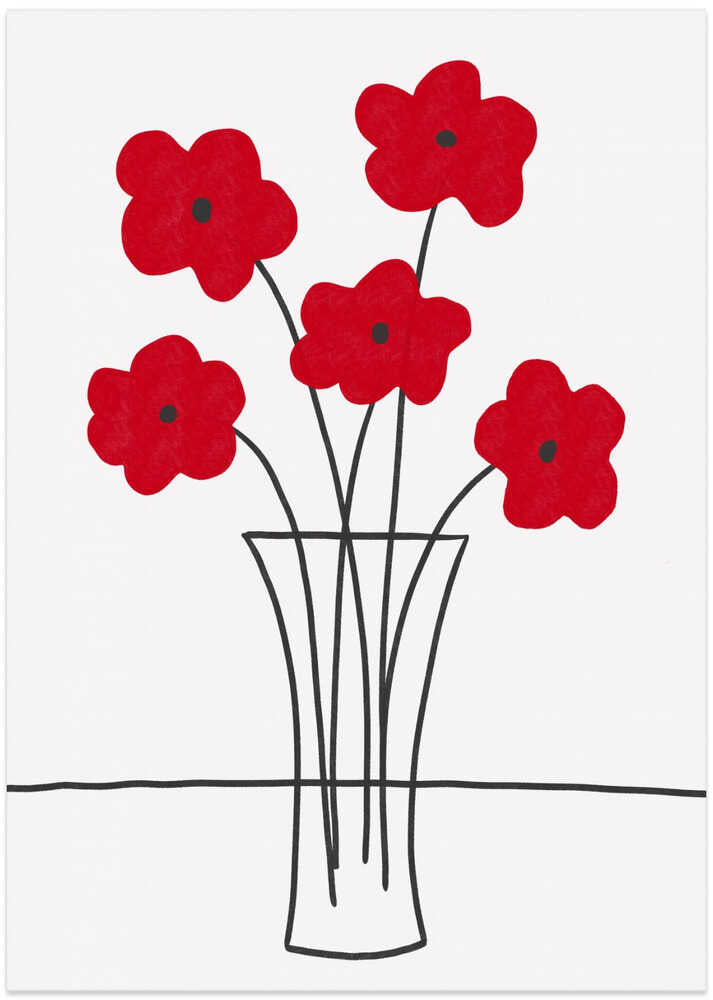 Poppies in Vase