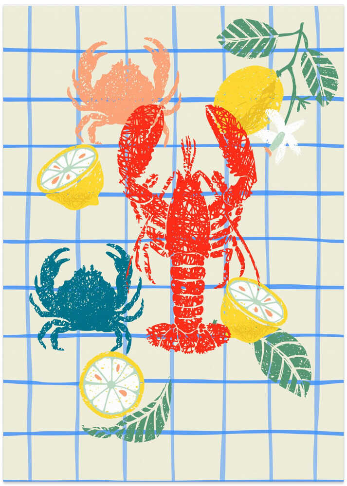 Lobster and lemons