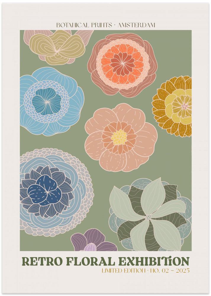 Vintage Flower Burst