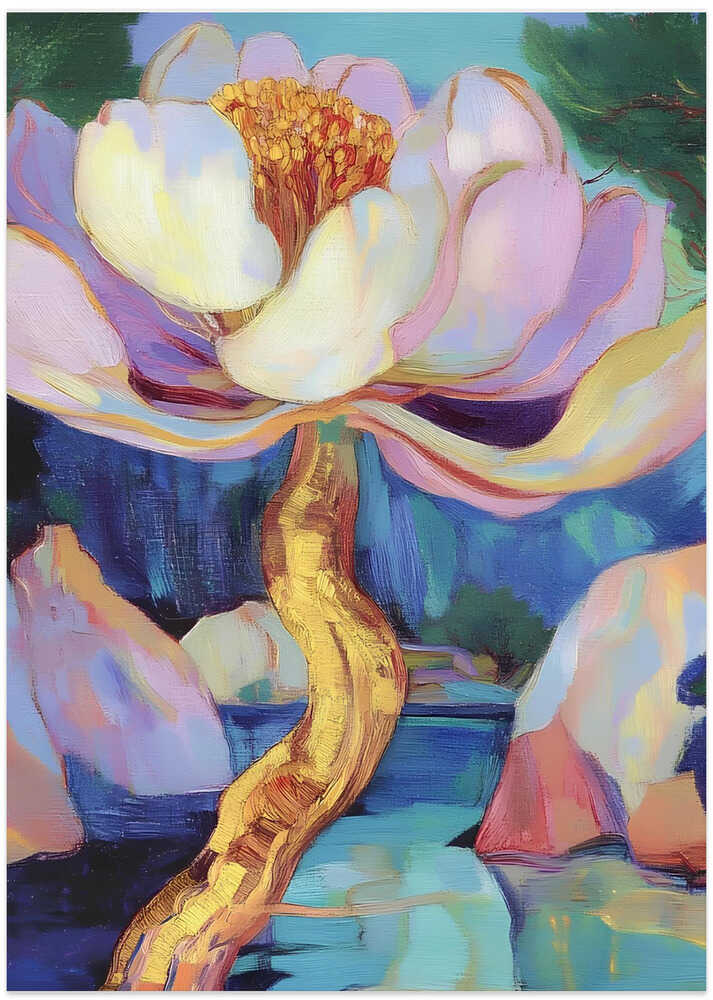 Surreal Lotus Blossoming