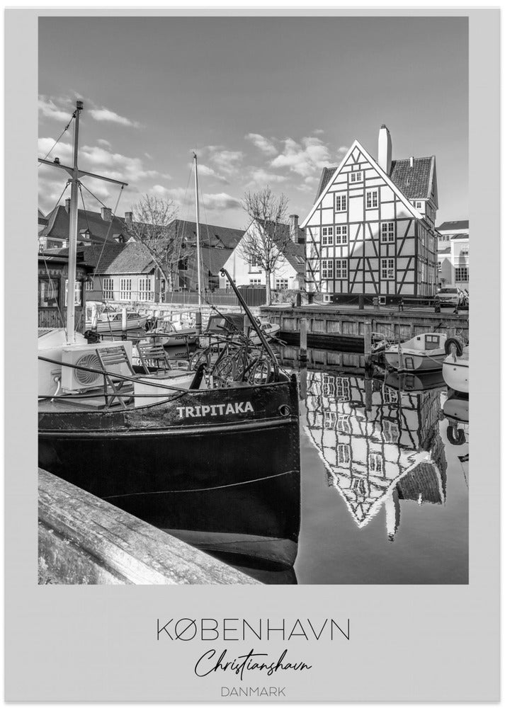 Boats Docked At The Canal