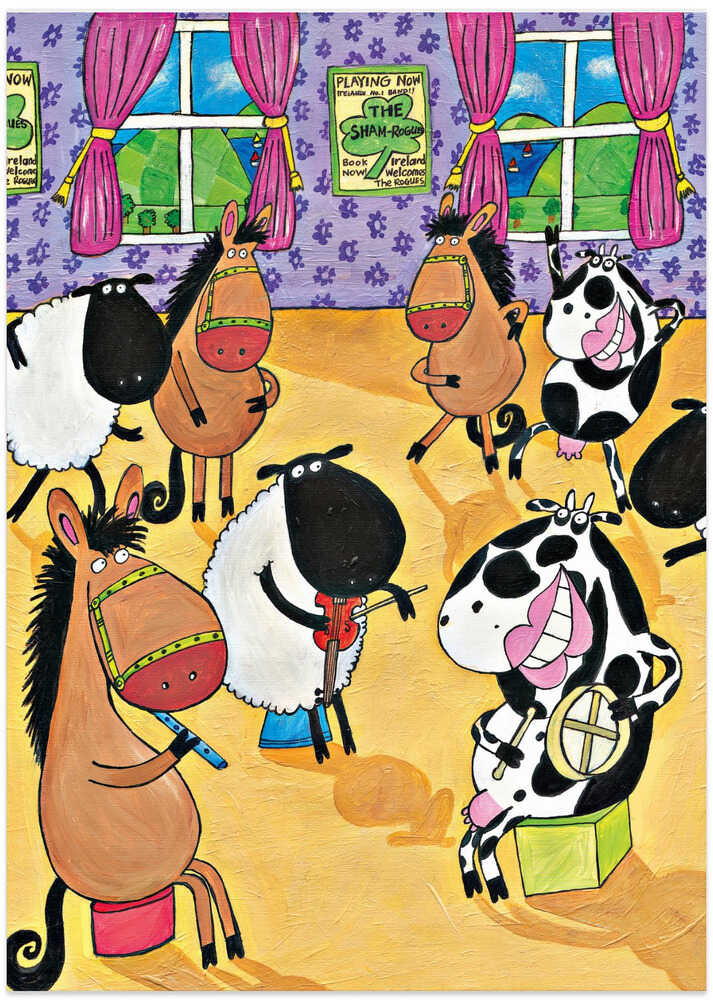 Irish Music Band With Funny Animals From Ireland