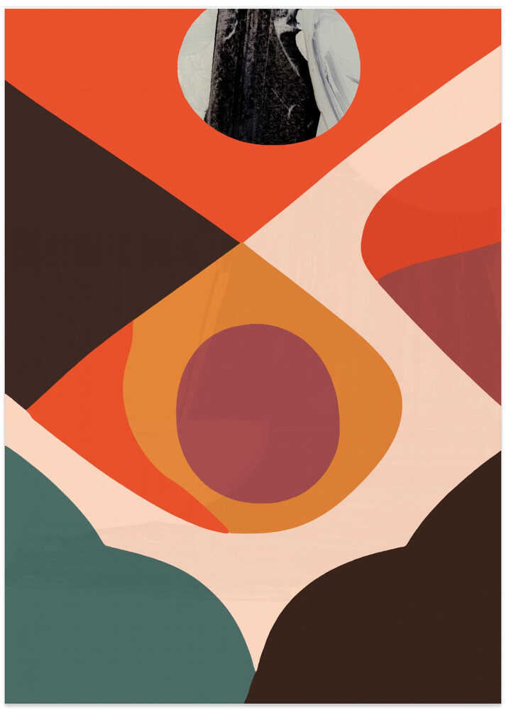 Geometric Forms And Muted Colors