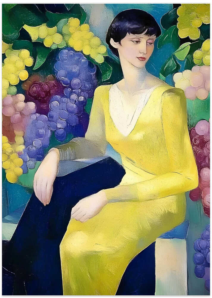 Woman With Grapes