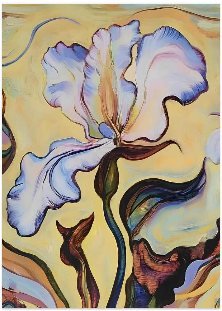 Vibrant Iris Blossom