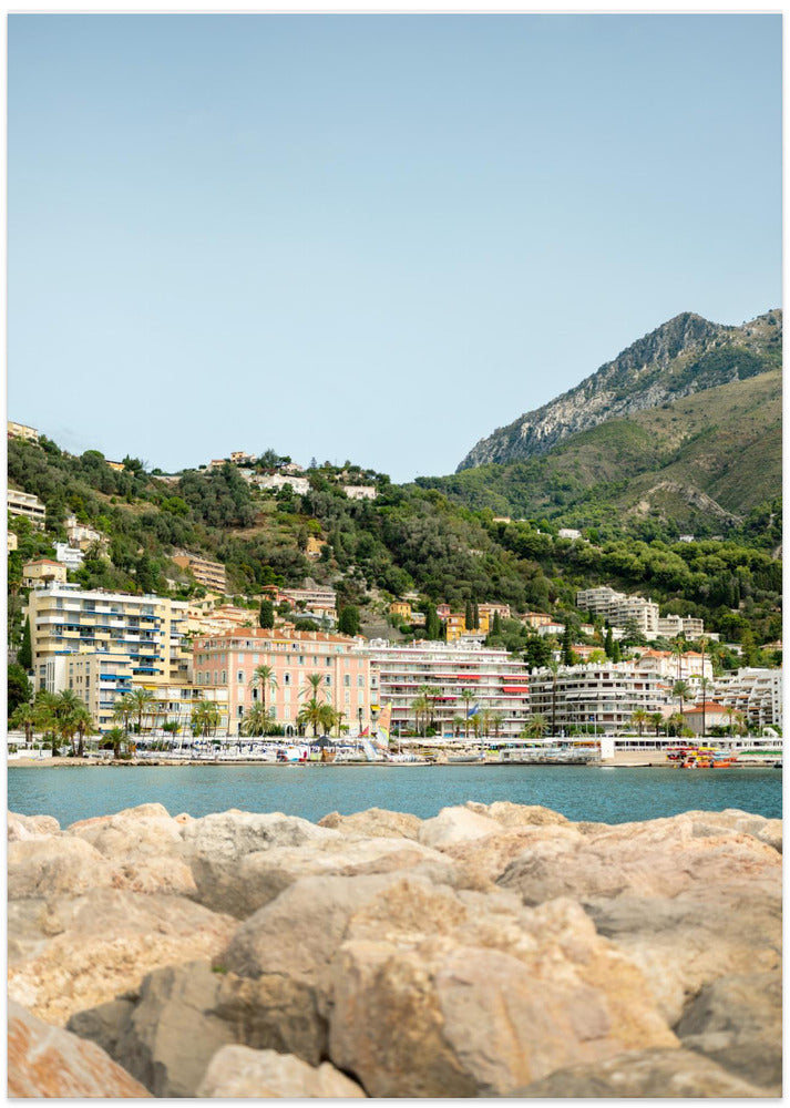 Vibrant Mountainous Coastline