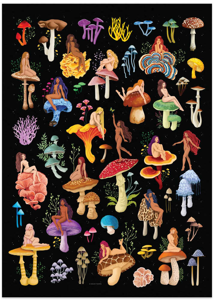 Mushroom Nymphs Dark