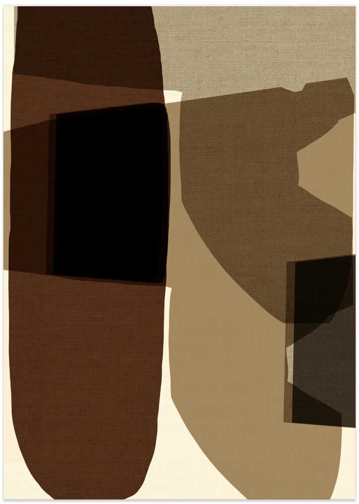 Geometric Shapes And Earthy Tones