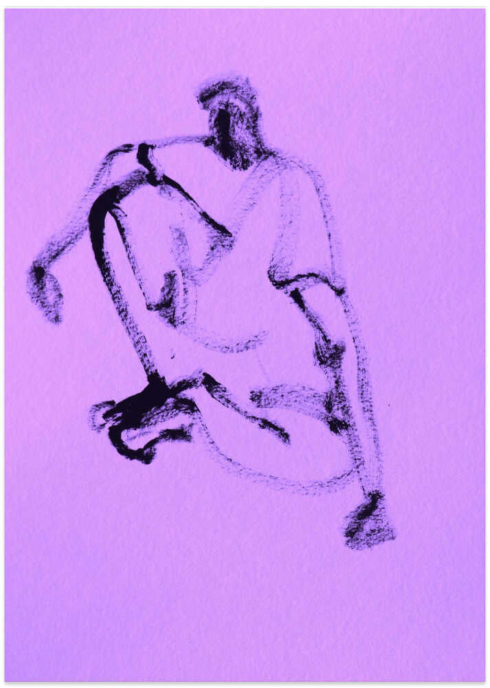 Purple Contemplation