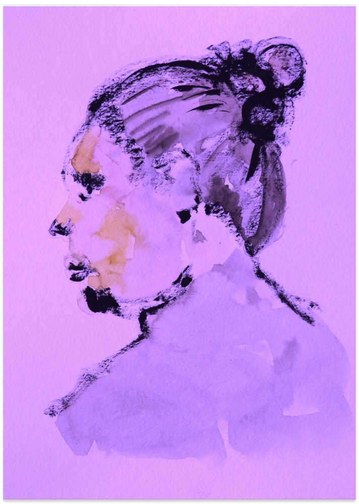 Serene Profile Sketch