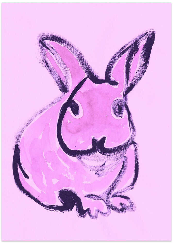 Pink Bunny Whimsy