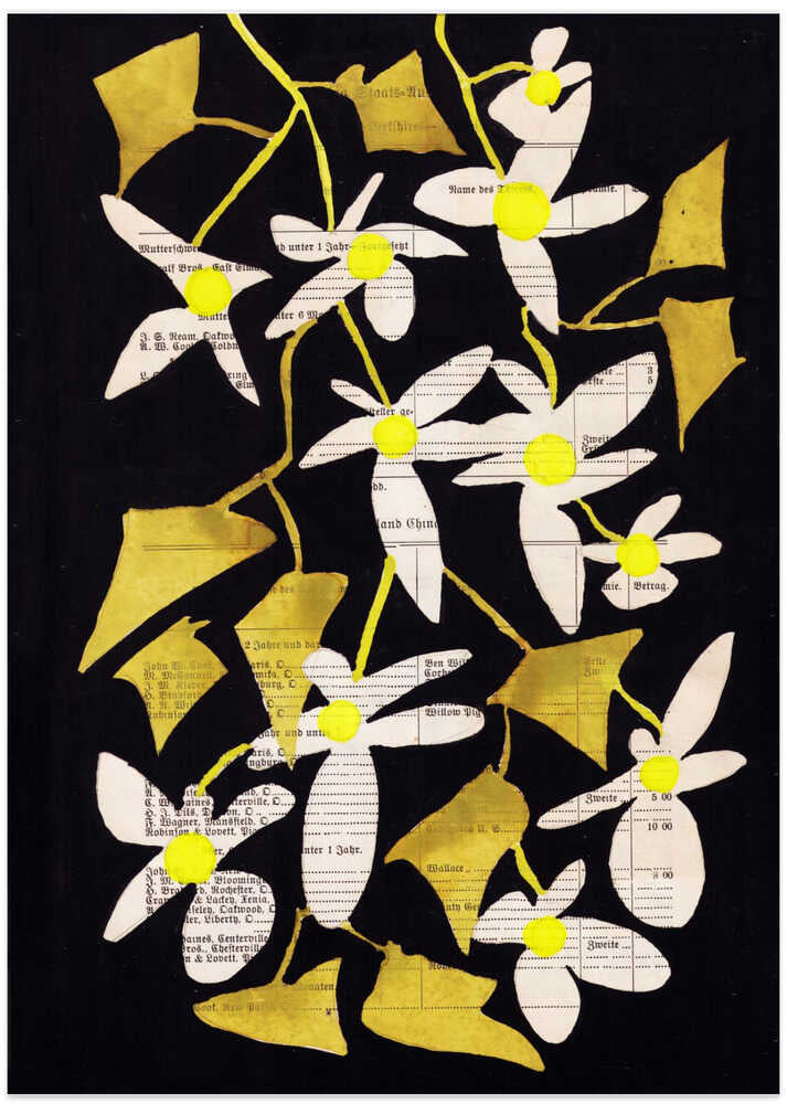 Mid century modern hanging plant