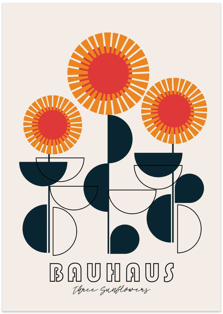 Bauhaus - Three Sunflowers