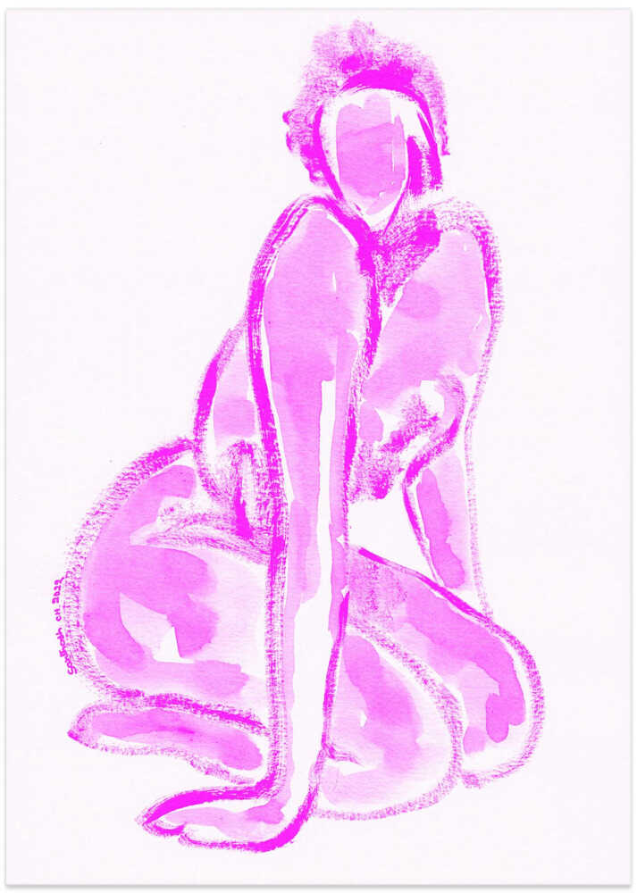 Serene Lilac Silhouette